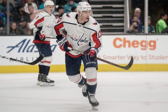 Washington Capitals right wing Dmitrij Jaskin