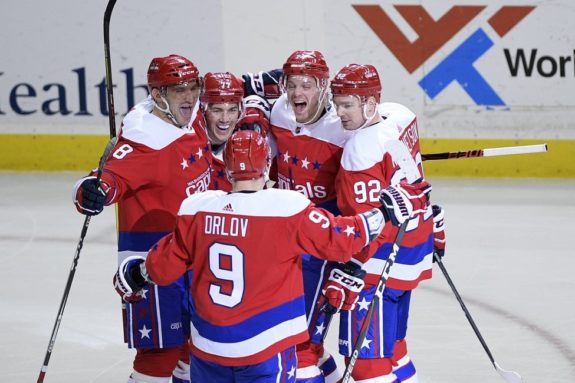 Washington Capitals celebrate