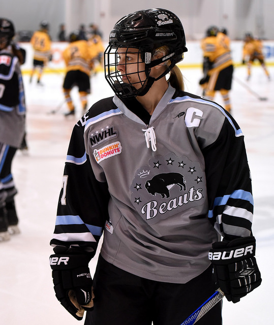 Buffalo Beauts captain Emily Pfalzer (Photo Credit: Troy Parla)