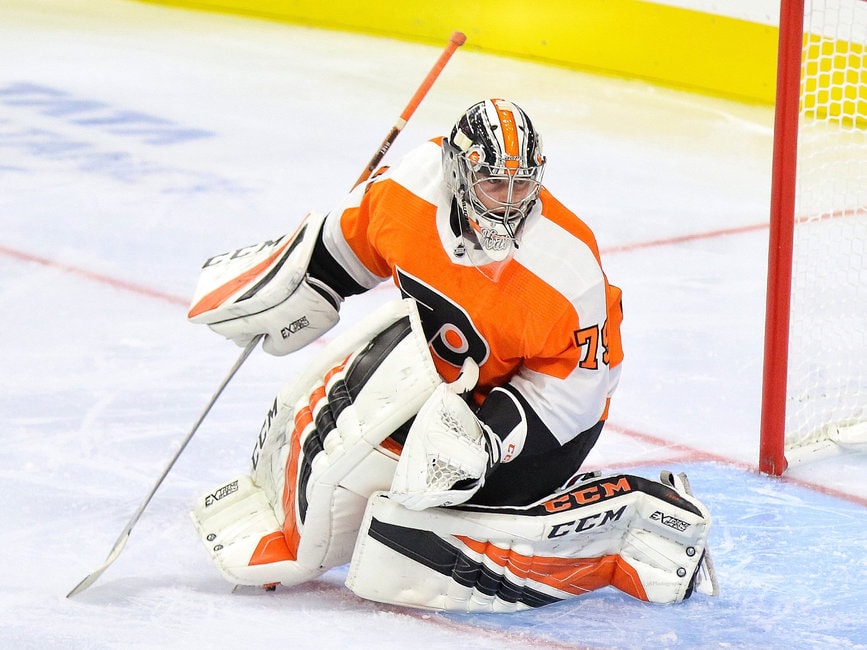 Carter Hart: 'A lot of things out of your control' in 2020-21 season – NBC  Sports Philadelphia