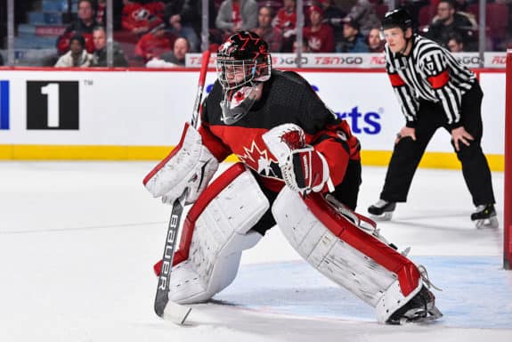 Carter Hart Team Canada 2017