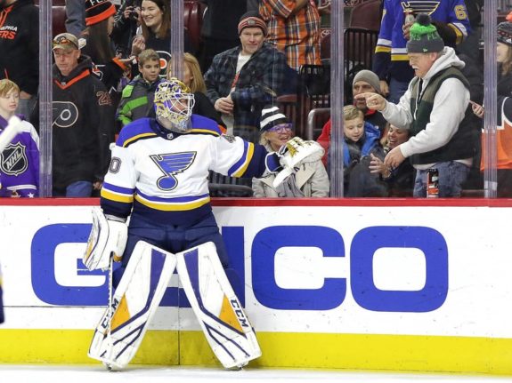 Potential Red Wings free agent target Carter Hutton.