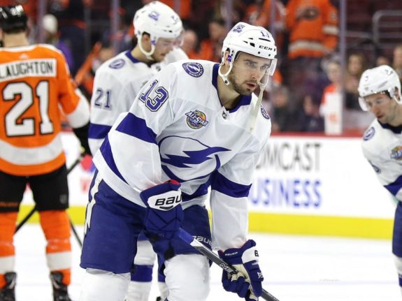 Cedric Paquette #13, Tampa Bay Lightning