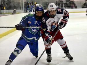 The Connecticut Whale are atop the NWHL standings (Troy Parla)