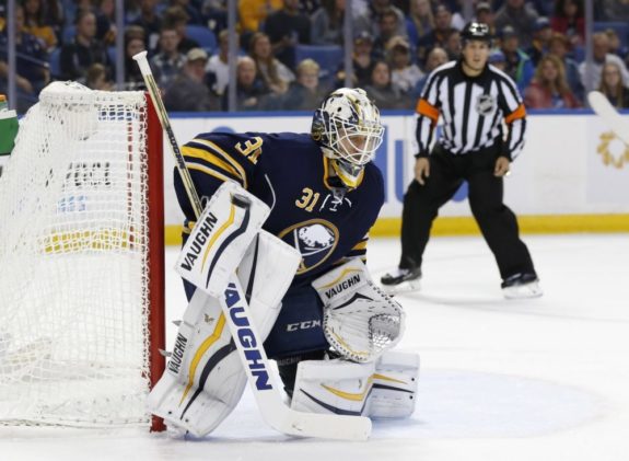 Buffalo Sabres goalie Chad Johnson