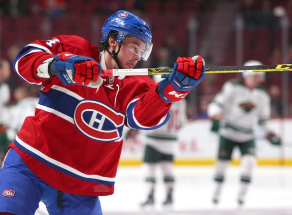 Montreal Canadiens forward Charles Hudon