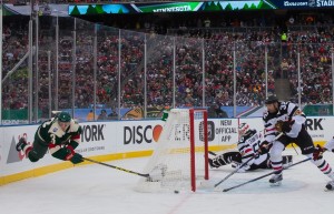 Charlie Coyle is the Wild's leading goal scorer with 21 on the year. (Brace Hemmelgarn-USA TODAY Sports)