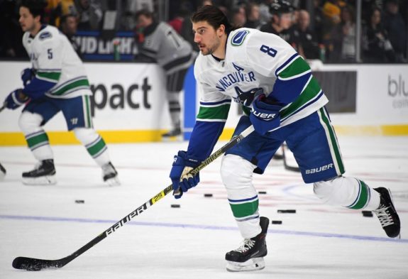 Canucks defenseman Christopher Tanev