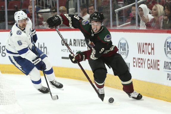 Arizona Coyotes' Clayton Keller