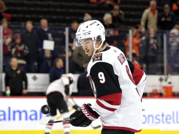 Clayton Keller Arizona Coyotes-Coyotes’ Keller Growing Into Leader Team Needs