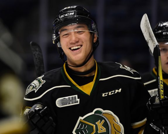 Carolina Hurricanes prospect Cliff Pu