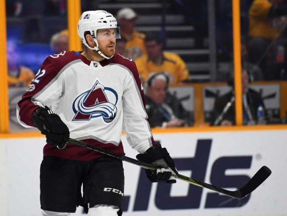 Colorado Avalanche center Colin Wilson