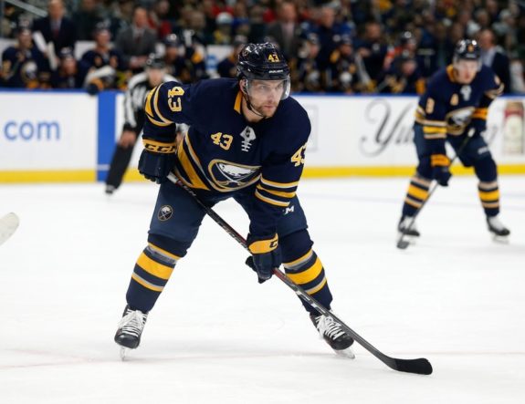 Sabres left wing Conor Sheary