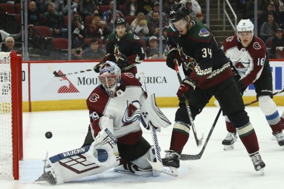 Colorado Avalanche Pavel Francouz Arizona Coyotes Carl Soderberg