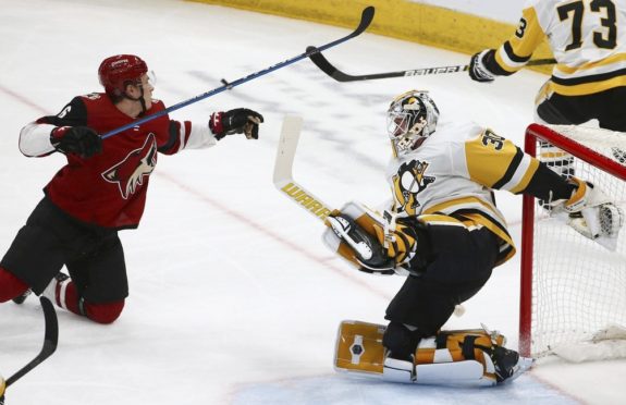 Arizona Coyotes Jakob Chychrun Pittsburgh Penguins Matt Murray