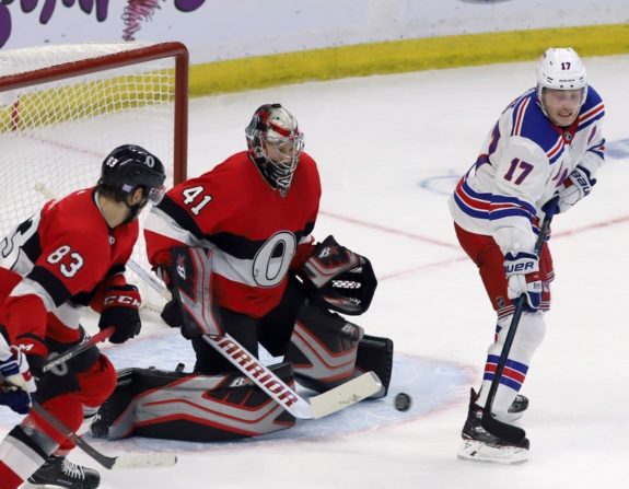 Ottawa Senators goaltender Craig Anderson