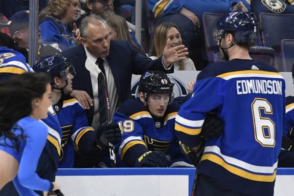 Blues interim head coach Craig Berube