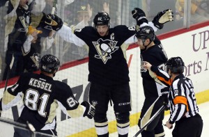 Sidney Crosby and the red-hot Penguins likely await the Metropolitan Division's third-place team. (Charles LeClaire-USA TODAY Sports)