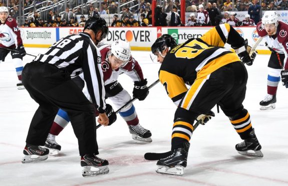 Nathan MacKinnon Colorado Avalanche Sidney Crosby Pittsburgh Penguins