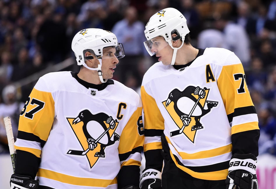 Pittsburgh Penguins Sidney Crosby Evgeni Malkin