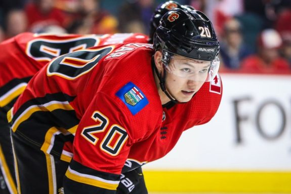 Flames center Curtis Lazar