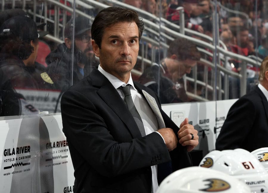 Anaheim Ducks picking up coach Dallas Eakins' contract option for