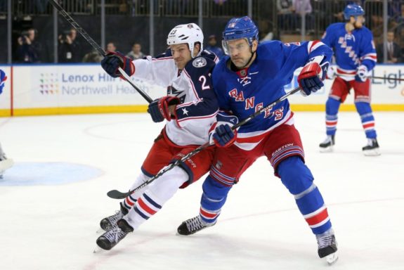 Ex-Columbus Blue Jackets forward David Clarkson and ex-New York Rangers defenseman Dan Boyle