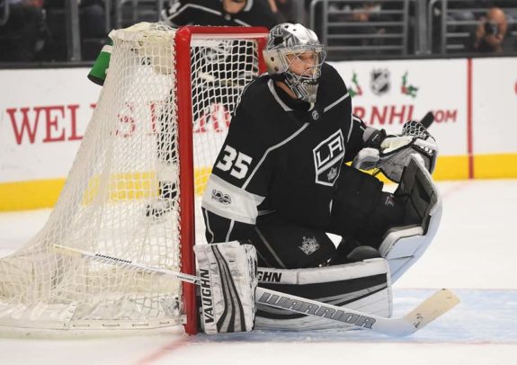 Los Angeles Kings goalie Darcy Kuemper