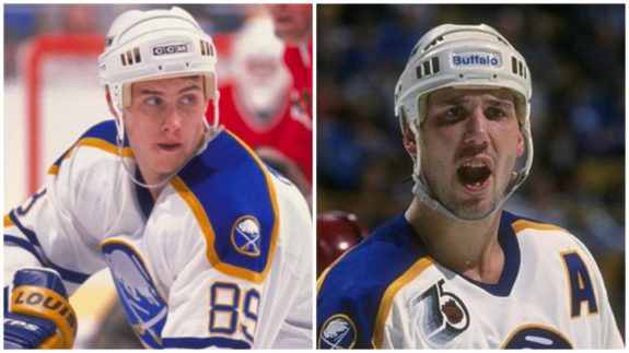 Dave Andreychuk and Alex Mogilny, Buffalo Sabres