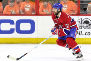 Former Montreal Canadiens forward David Desharnais