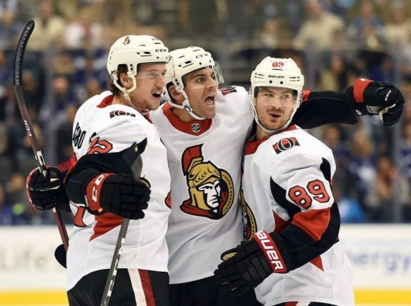 Dylan DeMelo Mikkel Boedker Chabot Ottawa Senators