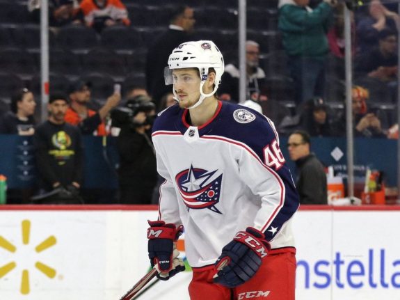 Dean Kukan Columbus Blue Jackets