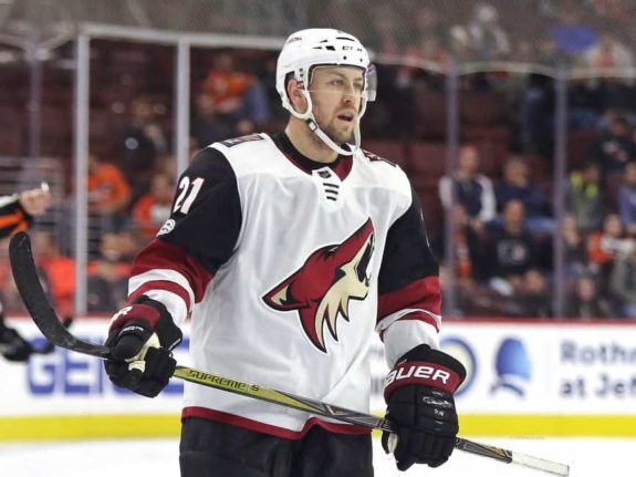 Arizona Coyotes forward Derek Stepan