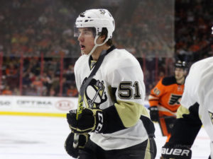 Despite available opportunity, Pouliot hasn't played much. - (Amy Irvin / The Hockey Writers)