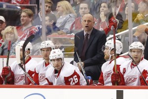 Detroit Red Wings coach Jeff Blashill.