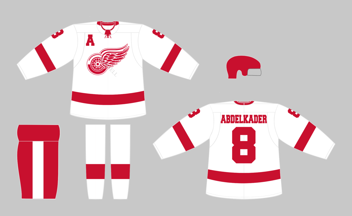 Detroit Red Wings Jersey Concepts