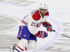 Former- Montreal Canadiens forward Devante Smith-Pelly