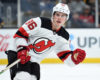 Hughes Scores 1st NHL Goal in Devils' 1-0 Win over Canucks