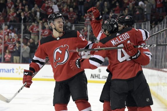 New Jersey Devils Kevin Rooney Michael McLeod Mirco Mueller