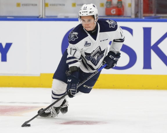 Dmitry Zavgorodniy Calgary Flames Rimouski Oceanic Alex Lafrenière 2018 Draft Brad Treliving