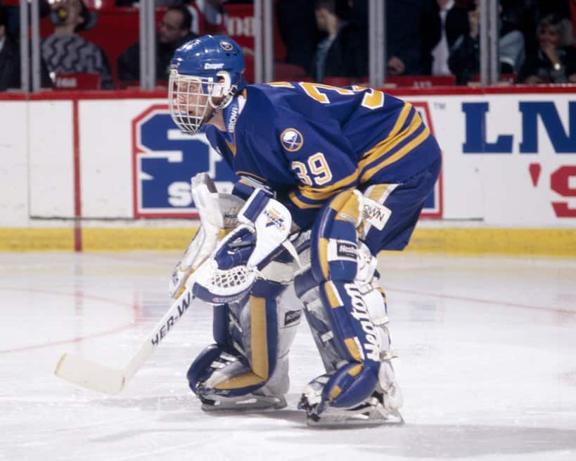 Goaltender Dominik Hasek