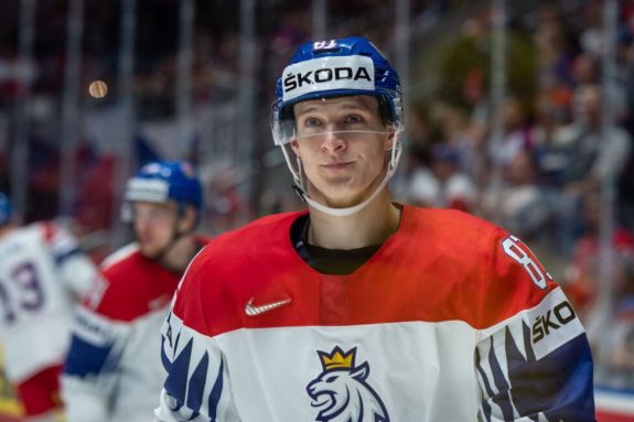 Dominik Kubalik of Czech Republic