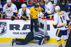 Don Henderson, Dennis Wideman, NHL, Linesman, NHLOA