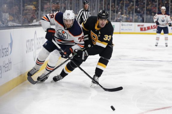 Edmonton Oilers Leon Draisaitl Boston Bruins Zdeno Chara