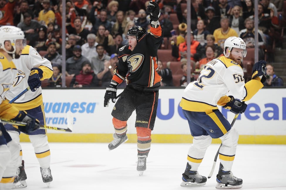Anaheim Ducks Survive Nashville Predators Late Charge