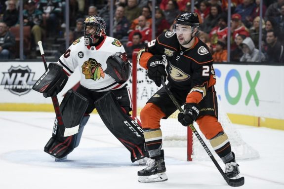 Anaheim Ducks Devin Shore Chicago Blackhawks Corey Crawford