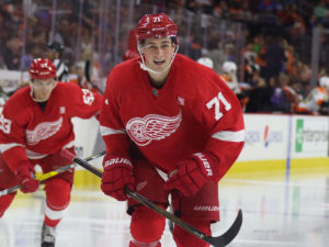 Dylan Larkin of the Detroit Red Wings.