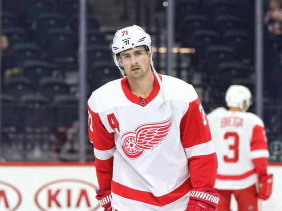 Dylan Larkin of the Detroit Red Wings