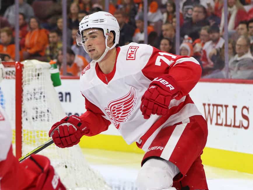 Cheap Red Wings Dylan Larkin Justin Abdelkader Henrik Zetterberg