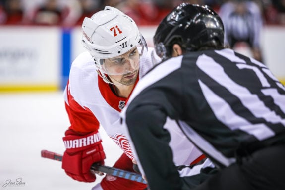 Dylan Larkin of the Detroit Red Wings